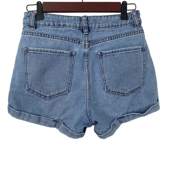 *SOLD* PacSun Denim Mom Shorts Size 25 - Picture 4 of 8